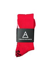 Load image into Gallery viewer, CD Non-Slip Grip Socks V2.0 (Red)