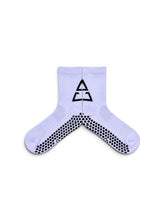 Load image into Gallery viewer, Youth CD Non-Slip Grip Socks V2.0 (White)
