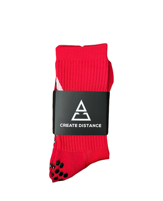 CD Non-Slip Grip Socks V2.0 (Red)